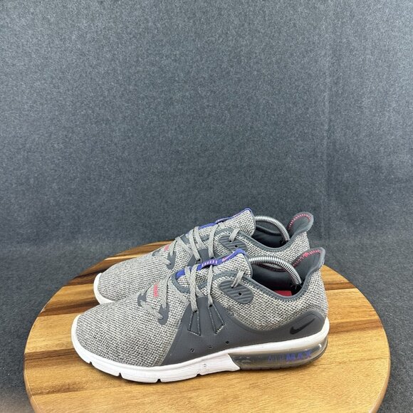 Nike Air Max Sequent 3 Moon Particle Gray 908993-013 US Wmn’s Size 11.5 - Picture 7 of 13